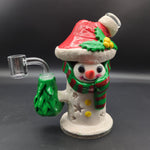 Snowman Dab Rig | 6.75" | 14mm F - Avernic Smoke Shop