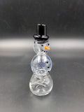 Snowman Spoon Pipe - By SlynxxGlass - Avernic Smoke Shop