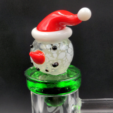 Snowman UFO Carb Cap w/ Santa Hat - Avernic Smoke Shop
