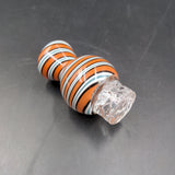 Spiral Candy Stripe Vortex Ball Carb Cap | 29mm - Avernic Smoke Shop
