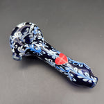 Sqwash Glass 5" Flower Pattern Hand Pipes - Avernic Smoke Shop
