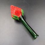 Strawberry Blossom Glass Hand Pipe - 5.5" - Avernic Smoke Shop