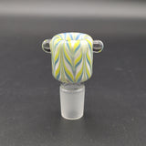 Studded Color Swirl 18mm Bowl Piece - Avernic Smoke Shop