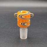 Studded Color Swirl 18mm Bowl Piece - Avernic Smoke Shop