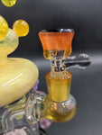 Tataoo Glass Trippy Beehive Heavy Water Pipe | 9.5" | 14mm - Avernic Smoke Shop