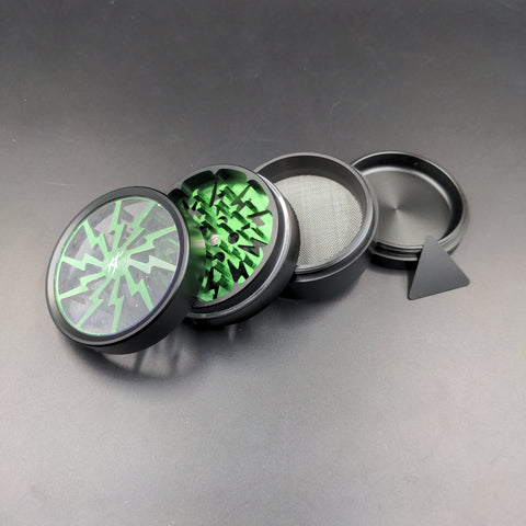 Thorinder 4 Part Herb Grinder Green 63mm - Avernic Smoke Shop