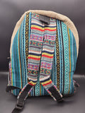 ThreadHeads Himalayan Hemp Funky Mushroom Backpack - 12"x16" - Avernic Smoke Shop