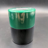 TightVac Solid Airtight Storage Container | 3.75" | 25g green and black