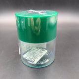TightVac Solid Airtight Storage Container | 3.75" | 25g green and clear