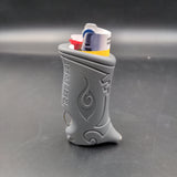 Toker Poker Lighter Sleeve | Bic Grey