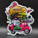 Top Bar 3.5g Fast Food Mylar Bags Die Cut - Avernic Smoke Shop