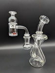 Toxic Glass 7" Double Cyclone Recycler Set - Avernic Smoke Shop