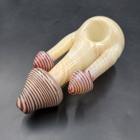 Triple Shroom Hand Pipe - 4.75" - Avernic Smoke Shop