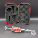 Tsunami Nectar Collector Hourglass w/ Freezable Glycerin - Avernic Smoke Shop