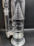 US Caliber .75 Caliber 13" Glass Bong with Case - Avernic Smoke Shop