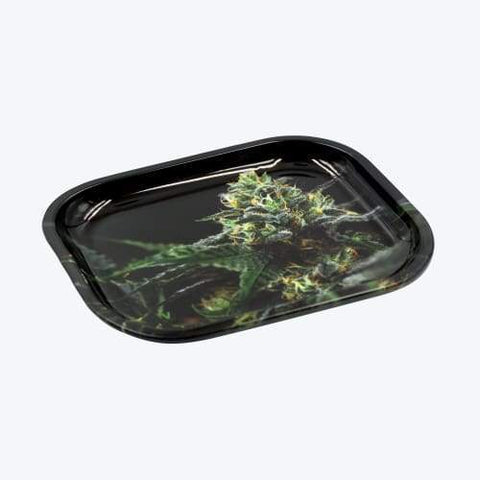 V-syndicate- Strains: Og Kush Metal Rollin' Tray -  Medium - Avernic Smoke Shop