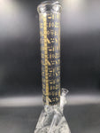 Water Pipe Thick Base Egyptian Pharoah 16" - Avernic Smoke Shop