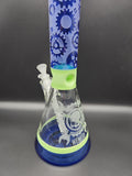 WENEED 19" "High Gear" Sand Blasted Beaker - Avernic Smoke Shop