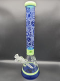 WENEED 19" "High Gear" Sand Blasted Beaker - Avernic Smoke Shop