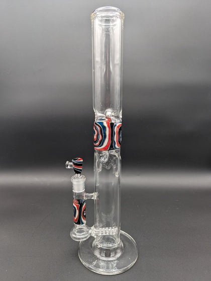 Wig Wag Straight Tubes w/ 360 Inline Perc - Texas Hot Glass-Avernic Smoke Shop