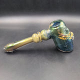 Worked & Fumed Hammer Bubbler | 8" - Avernic Smoke Shop