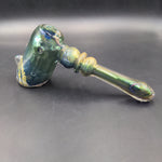 Worked & Fumed Hammer Bubbler | 8" - Avernic Smoke Shop