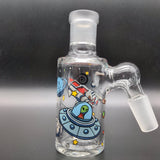 Wormhole Glass "Lost in Space" Dry Ash Catcher 14mm - Avernic Smoke Shop