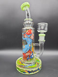 Wormhole Glass "Mushroom Elf" 9" Rig - Avernic Smoke Shop