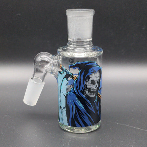 Wormhole Glass "Reaper" Ash Catcher 14mm 45 Degrees - Avernic Smoke Shop