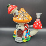 XL 7" Mushroom House Water Pipes - Avernic Smoke Shop