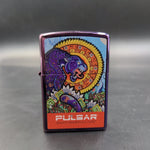 Zippo Lighter - Pulsar Psychedelic Jungle - Purple - Avernic Smoke Shop