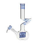 Zoom Zoom The Navigator 12 Inch Water Pipe with 14mm Herb Bowl Blue - Avernic Smoke Shop